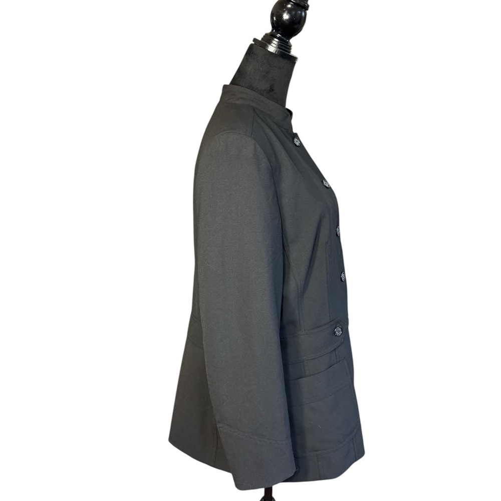 Panticular Black Structured Button Front Jacket W… - image 5